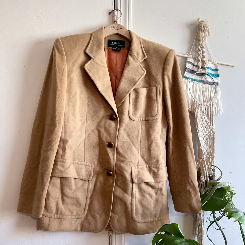 Ralph Lauren wool blend blazer